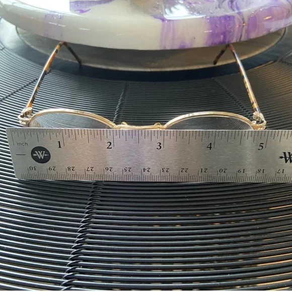 Emporio Armani Gold Frame Sunglasses with Red Case - Picture 8 of 12